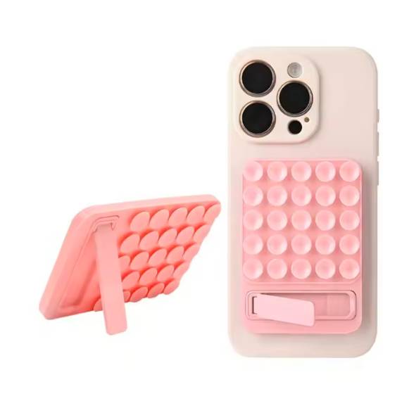 One silicone suction cup type computer and mobile phone suction cup - self-adhesive and highly strong mobile phone holder
